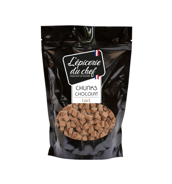 Chunks de chocolat au lait 500g Chunks de chocolat au lait 500g