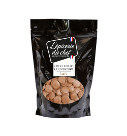 Milk couverture chocolate 500g - L'épicerie du Chef