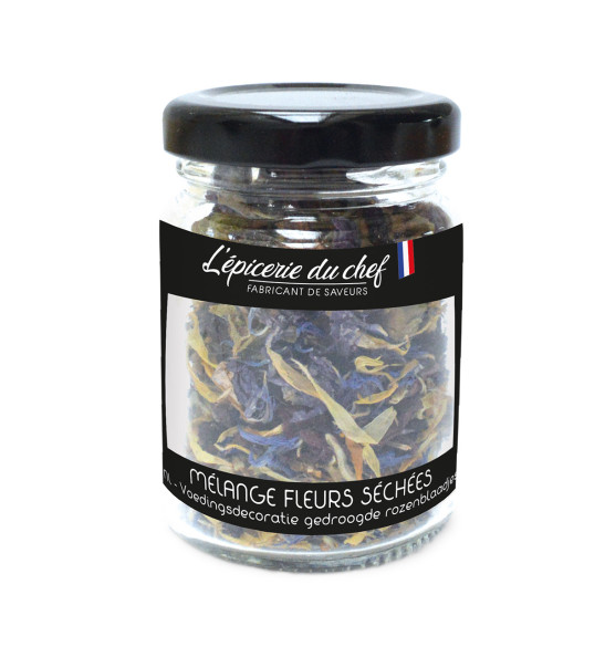 Pot de mélange de fleurs séchées 3,5g Pot de mélange de fleurs séchées 3,5g