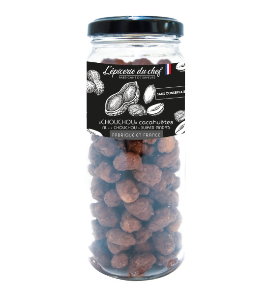 Grand pot pralines "chouchou" cacahuètes 200g Grand pot pralines "chouchou" cacahuètes 200g