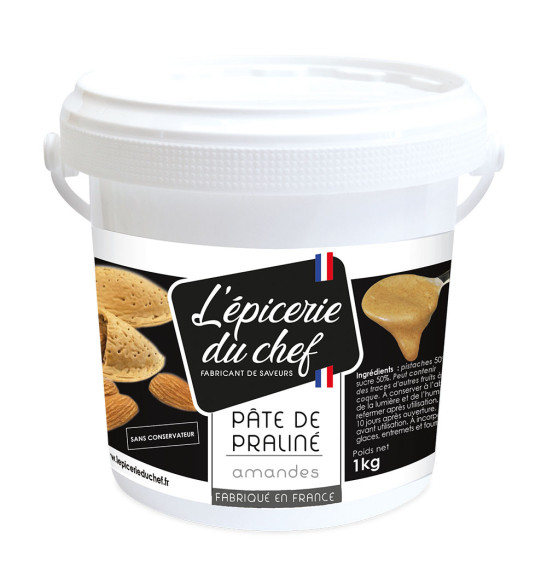 Pâte de praliné amandes 1kg Pâte de praliné amandes 1kg