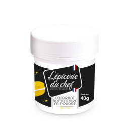 EDC8711 Colorant artificiel en poudre Jaune 40g