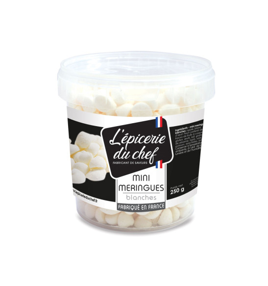Minis meringues blanches 250g Minis meringues blanches 250g