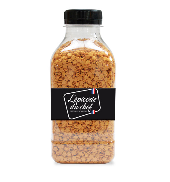 Décors sucrés étoile cuivrées 330g Décors sucrés étoile cuivrées 330g