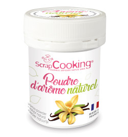 Organic vanilla natural powdered flavouring 15g