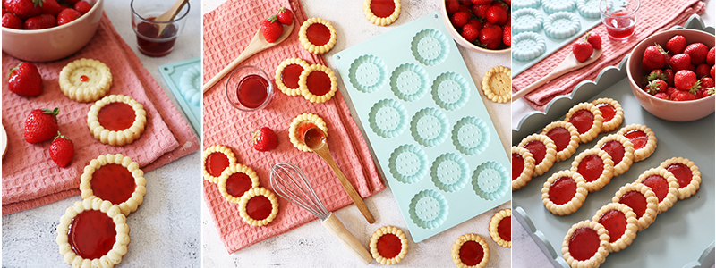 Recette biscuits tartelettes fraises