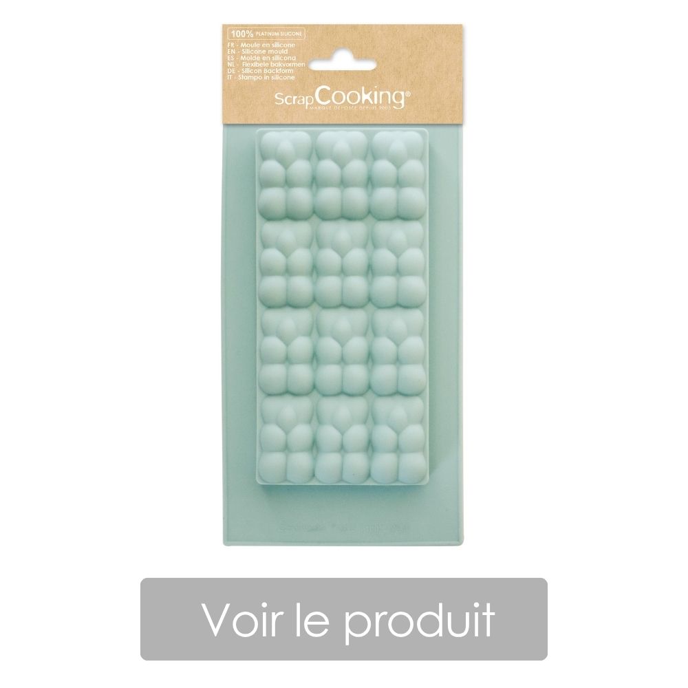 Recette tablette de chocolat oursons choco blond- ScrapCooking