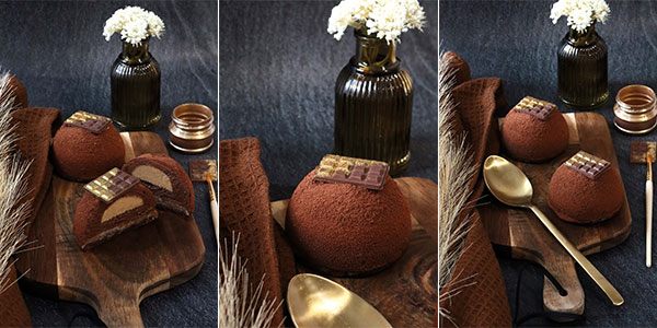 Ambiance dômes cacao caramel